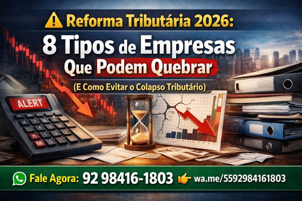 ⚠️ Reforma Tributária 2026: 8 Tipos de Empresas Que Podem Quebrar (E Como Evitar o Colapso Tributário)