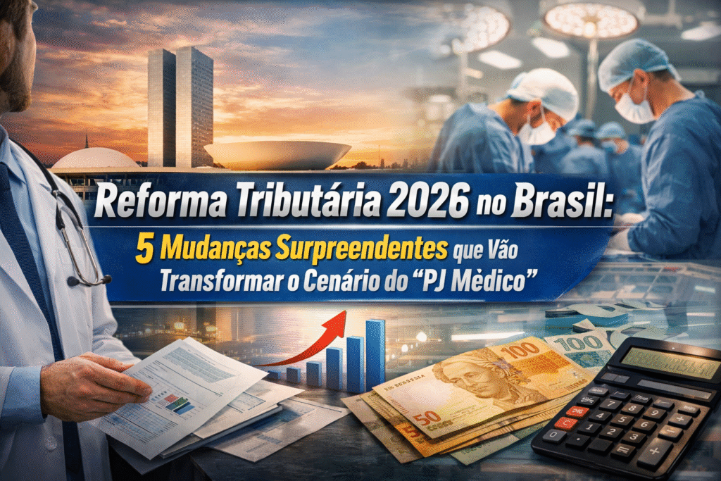 Reforma Tributária 2026 no Brasil: 5 Mudanças Surpreendentes que Vão Transformar o Cenário do “PJ Médico”