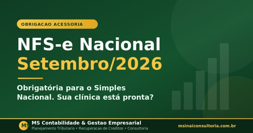 NFS-e Padrão Nacional obrigatória para o Simples Nacional em setembro de 2026