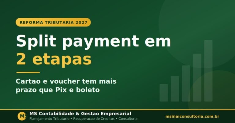 Split payment em duas etapas: Pix, boleto e transferência entram primeiro; cartão e voucher entram depois