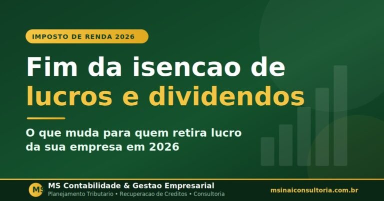 Tributação de dividendos pela Lei 15.270/2025: o que muda para holdings e locadoras de imóveis em 2026