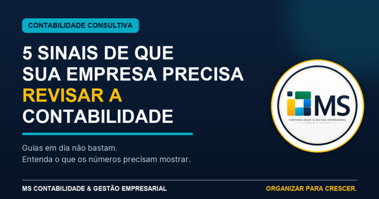 Cinco sinais de que sua empresa precisa revisar a contabilidade
